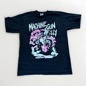 Machine Gun Kelly 2022 Tour Tee Large Black Band Shirt Double Sided